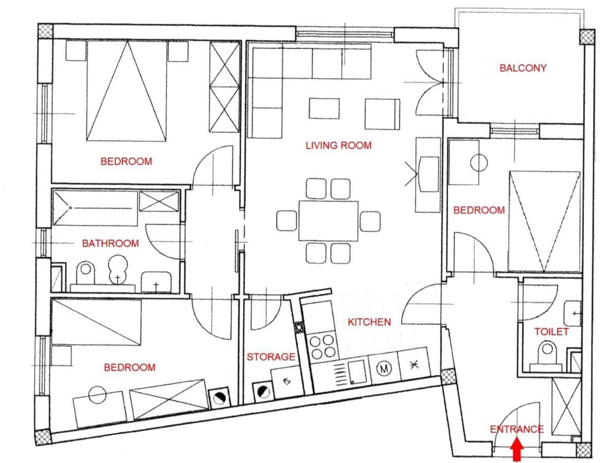 Apartment Dea - Three Bedroom Apartment Pula Exterior photo